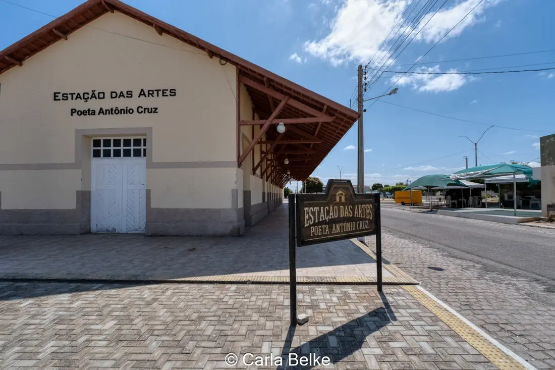Igreja azul em Lajes-RN